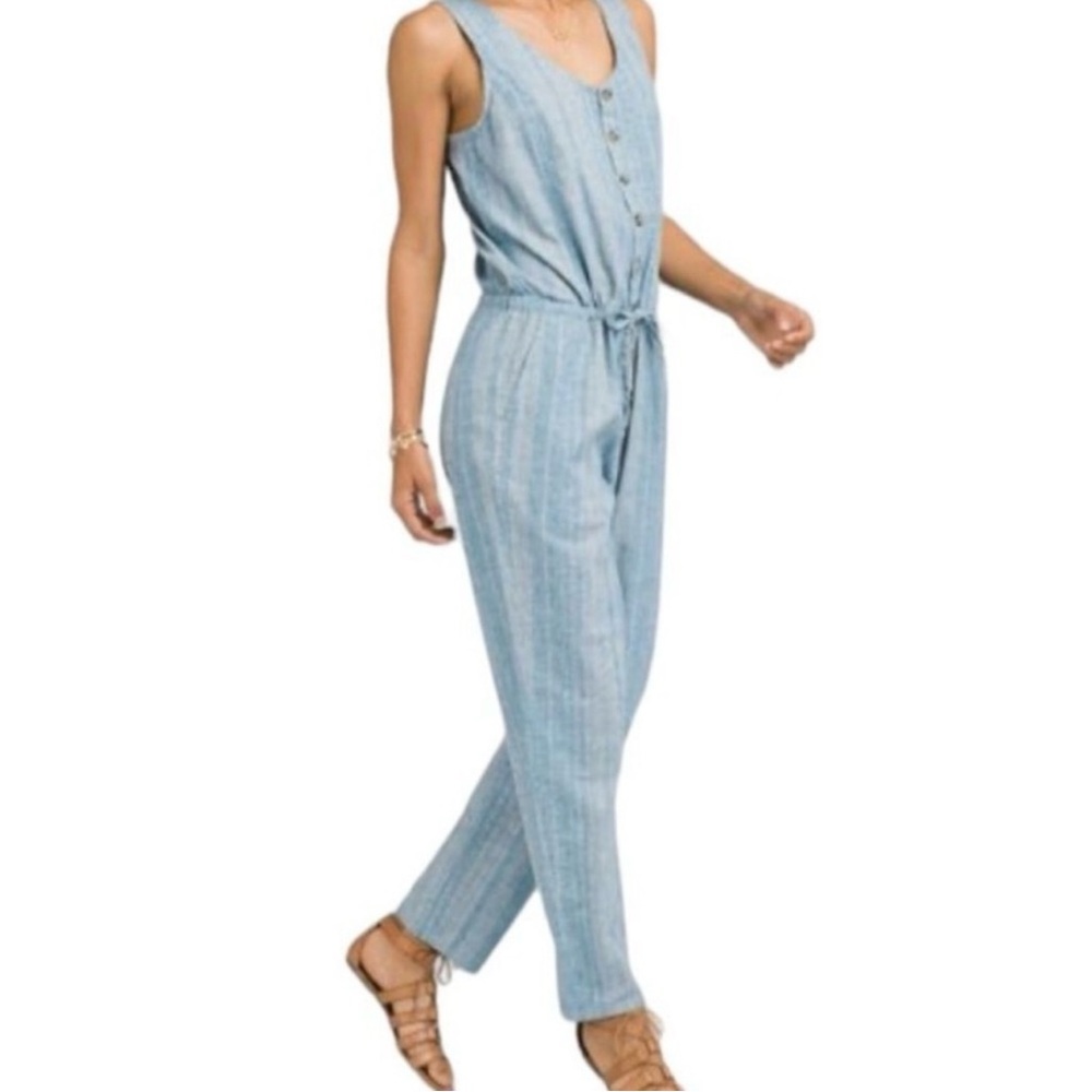 Prana Wayfarer Organic Cotton Sleeveless Jumpsuit